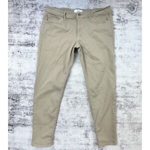 BKE Buckle Khaki Chino Pants Men's 33 Tan Straight Fit Casual Stretch BK001A